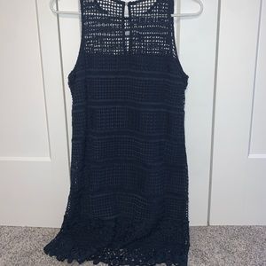 Navy Abercrombie Lace Dress